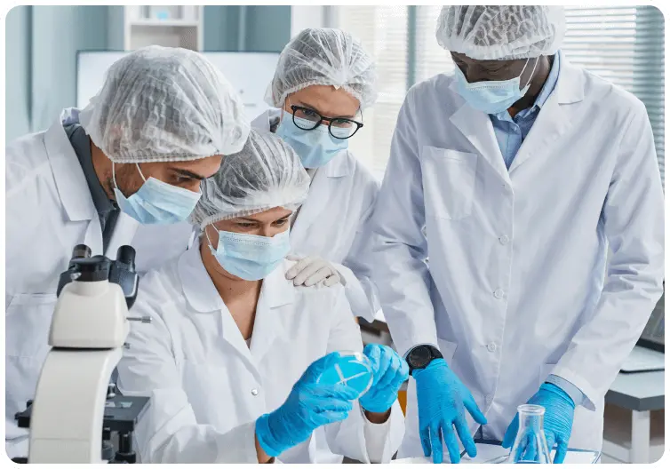 grup de oameni de știință